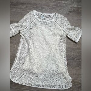 Sundance Lace‎ Tunic with White Cami- Small